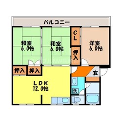 ユートピア長与の物件間取画像